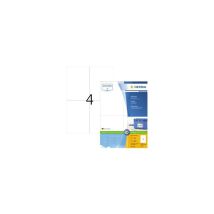 Universaletikett Premium 105 X 148 Mm (b X H) Nicht Wieder Ablösbar Papier Weiß 400 Etik./pack.
