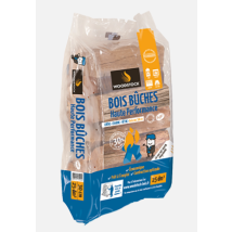 Buche De Bois Haute Performance Pour Poêle – Sec, Fendu, 100 % Combustible – Certifié Nf Bois De Chauffage Groupe H1g1 – Humidité < 20 % – Euro 