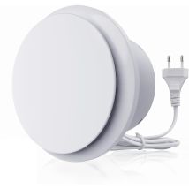 100 Mm Luftabsauger 130 M³/h 15 W, Leiser Betrieb Abluftventilator Mit Hohem Luftdurchsatz, Energiesparend, Für Badezimmer, Küche, Toiletten, 