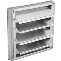100mm Grille De Ventilation En Acier, Grille De Sortie Extérieure À Clapets Inox
