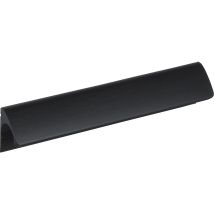 Siro Anhor Möbelgriff La192mm - Griff Breite 328mm Inklusive Schrauben M4x25mm, Aluminium Schwarz Matt Eloxiert