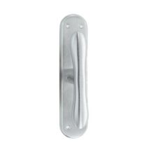 Goccia Cremonese con Agujeros – Cromo Satinado – Aleación – 37 x 165 mm
