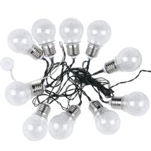 Paquete 10 E27 Bombillas Led Con Ip44 3000k Panel Solar V-tac 8559