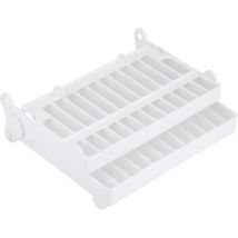 Escurridor De Platos Plegable Con Soporte Para Cubiertos, Organizador De Platos Plegable, Soporte Para Cubiertos, Abs Para El Hogar Y La Cocina, 