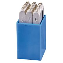 Gravurem - Nummeriersatz 9-teilig (0-9) Sr - Standard (1 Mm) 100.sr1