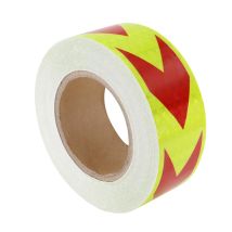 Rot-gelbes Reflektorband, 5 Cm X 25 M Reflektorband, Reflektierendes Warnband, Reflektierendes Klebeband, Für Auto, Anhänger, Boote