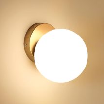Wandleuchte, Deckenleuchte Creative Art Ball Glass Lamp, Geeignet Für Arbeitszimmer, Gang, Garderobe - Comely