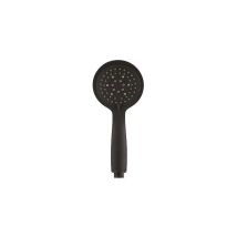 Valentin - Handbrause Slate Aus Schwarzem Abs, 3-strahlig, Durchmesser 100 Mm