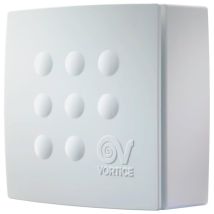 Vortice - Aspiratore Centrifugo Da Condotto Quadro Micro 80 - Bianco