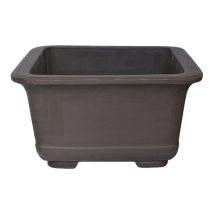 Gta - Vaso Per Bonsai Quadrato In Gres 48,5x48,5x28 Cm - 2936a