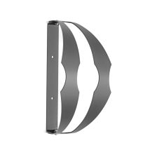 Andrys Porte-vélos Mural Pliant 1 Place Roues 3,6 Cm Noir Démontable