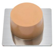 Wolfpack – Tope Puerta Adhesivo Beige – Placa Metálica – Ideal para Mantener Puertas Abiertas o Cerradas