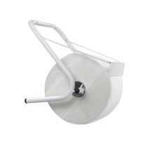 Andrys - Portarrollos De Cocina De Pared Con Cortador Rompecartas, Con Tornillería, Pintado, Color Blanco, 38 X 38 X 16 Cm, De Pared