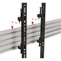 B-tech Bt8390 Vesa400 Tischhalterung Schwarz 42-70 Zoll