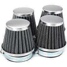 Wddnaot - 4pcs 52mm Motorcycle Air Filters For Kawasaki Zx550 Gpz550 Ninja Zx600 Suzuki/yamaha