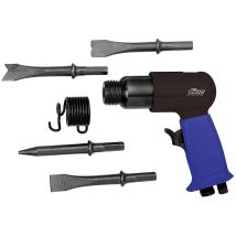 Fiac Marteau Burineur Pneumatique 5060, Burineur Avec Ciseaux De 125 Mm, Ressort De Retenue, Mini Graisseur, Impacts Par Minute 4500, Pression Max 6,3