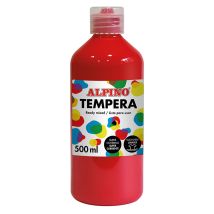 Bote 500ml Tempera Liquida Alpino Rojo Dm010174