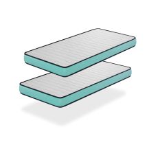 Xaluca - 2x Matratzen Confort Pro 90x190 -h2- Hohe 14 Cm Super Weiche Polsterung - Jugendlich - Ideal Für Nest-betten