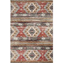 Andiamo In- Und Outdoorteppich Bonnie Multicolor Grau-rot, 120 X 170 Cm Teppich