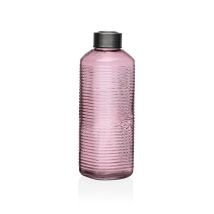 Versa Bottiglia Vetro D 8,3 Cm H 23,5 Cm 1.000 Ml Rosa