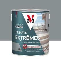 V33 Bodenfarbe Für Extreme Klimazonen, Satin-schiefergrau, 2,5 L V33