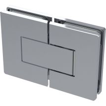 Colcom - Duschtür Scharnier 8505n 180 Grad Glas-glas, Messing Verchromt Poliert