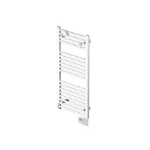 Noirot - Radiador Toallero - Flo Bain Ii - Fluido - 500w - 50x102,2x12,2 Cm - Programable - 2 Ganchos Incluidos - Blanco