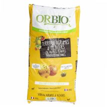 Terriccio per agrumi 40L – Torba bionda, Cortecce compostate, Fibra di legno, Fibra di cocco – Orbio