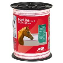 Elektrozäunung Ako Topline Reflektierendes Band 20 Mm 200 M