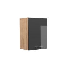Vicco - Pensile Da Cucina R-line, Antracite Lucido, 45 Cm