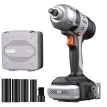 Clé À Chocs Sans Fil Avec Batterie 3540 In-lbs (400 Nm) De Couple Élevé, Pistolet À Impact Avec Batterie 2.0ah Pour La Maison Et La Voiture Litheli