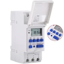 Elektrischer Zeitschaltuhr-relais-schalter Mit Lcd-anzeige, Programmierbare Wochenvoreinstellung (220 V)