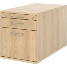 Bümö Office Rollcontainer - Mit Hängeregistratur Eiche