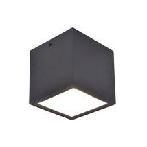Downlight Led Gemini De 6,9 W, 4000 K, Ip65, Para Exteriores, Color Antracita.