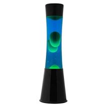 I-total Lampada Rétro Colorata Nera 40 Cm Blu Verde