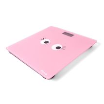 Fisura - Bilance Pesapersone Elettroniche "ochi" Rosa. Bilancia Pesapersone In Vetro. Bilancia Elettronica Fino A 180 Kg E 50 G Di Precisione, 