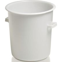 Craemer - El Plástico Puede Aproximadamente 75l Hd-pe Blanco D515xh530mm Con Pantalla De Manija Exterior