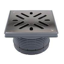 Hl622/s Aufs. D 195mm/240x240mm/ 226x226mm Edelstahl