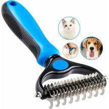 Premium Brosse Pour Chiens Et Chats, Dédéparage De Brosse De Sous-poil Pour Chiens Et Chats À Poils Moyens À Longs, Élimine Le Sous-poil Légèrement 