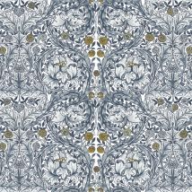 William Morris At Home - African Marigold Blue Fototapete 400x250cm