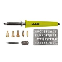 Saldatore e Pirografo 30W 400°C 11 pz – Set per Legno, Pelle e Sughero – LUND