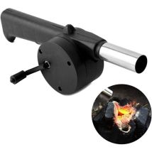 Ventilateur Pour Barbecue, Souffleur Pour Gril, Ventilateur À Manivelle, Souffleur D'Air Pour Barbecues À Charbon, Extérieur, Pique-nique, Camping, 