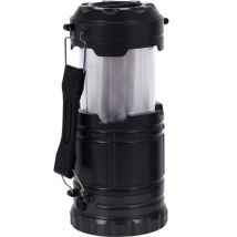 Campinglampe – 75 Lumen – 10 x 9 x 14 cm – Robustes Design – Schwarz
