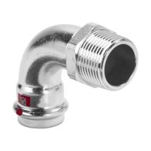 Viega Bogen 90 Grad Mit Sc Prestabo 1114 In 22mm X R1/2 Stahl Verzinkt
