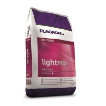 Plagron Lightmix Blumenerde 25l – Weißtorf, Schwarztorf, Fasertorf, Perlit – NPK-Dünger 12-14-24
