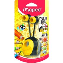 Temperamatite Universale Maped Croc A 2 Fori + 2 Cappucci A Forma Di Ape 017810