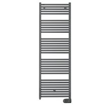 Calentador De Toallas Eléctrico – Gris Antracita Tweed – 750 W – 158,2 X 50 Cm – Relleno De Líquido Acova