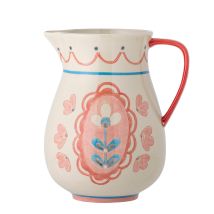 Caraffa Bloomingville Odina Motivo Floreale Rosa Blu 3300 Ml