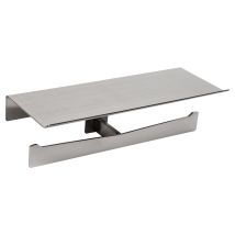 Ai2004cs Aura Portarrollos Doble Estante Acero Inox Satinado - Ref: Ai2004cs - Mediclinics