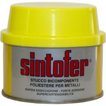 Stucco Bicomponente Poliestere Grigio 175 ml – Riparazioni Metallo – Mini Barattolo